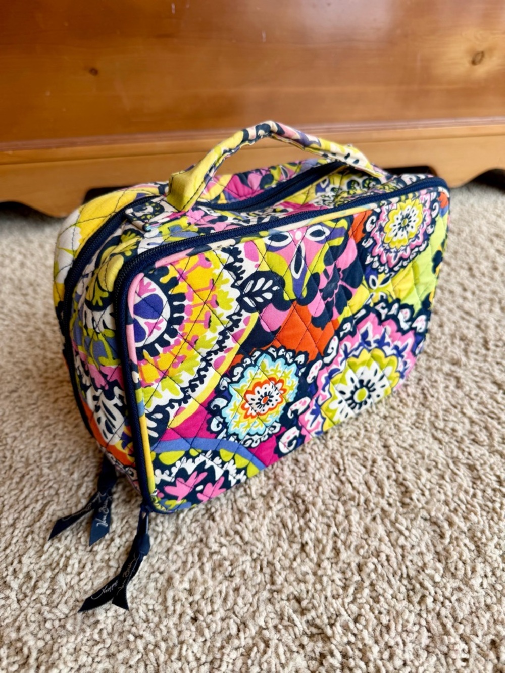 Vera Bradley Large Blush & Brush Case in Rio Pattern